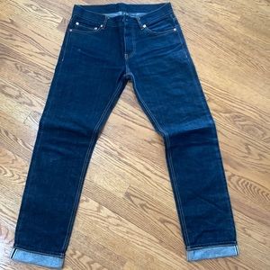 Armani mens jeans, 32x32, worn twice, great condition. J130. Dark. Very comfy…..